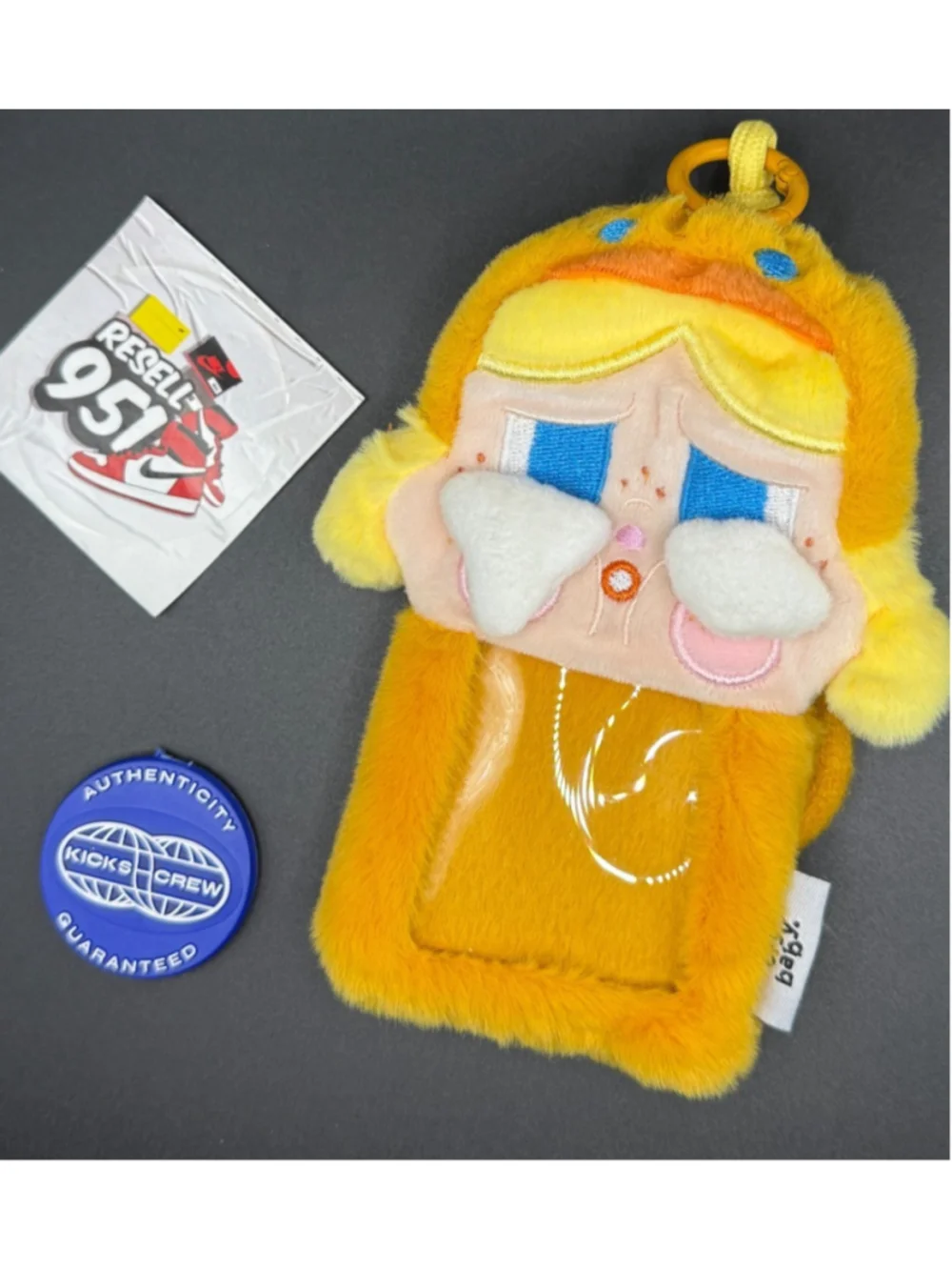 Crybaby Sad Club Card Holder Duck You Crying Again Plush Keychain Holder